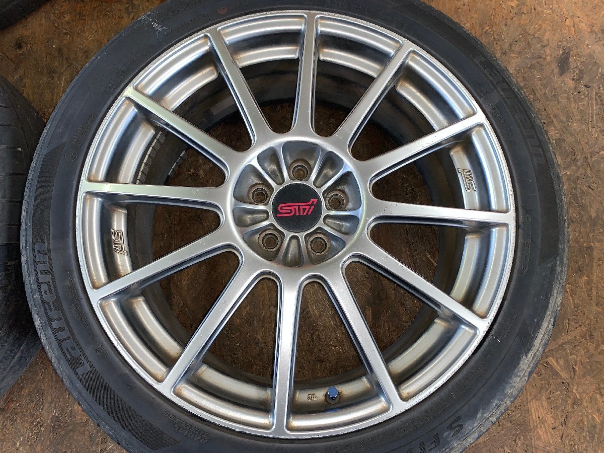 スバル 純正 18インチ PCD100 4本 ホイール 7.0J SUBARU アルミ