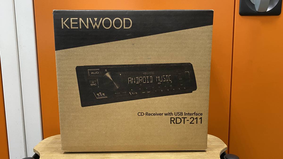 箱のみ開封済み/未使用品】KENWOODケンウッド RDT-211／CDプレーヤー