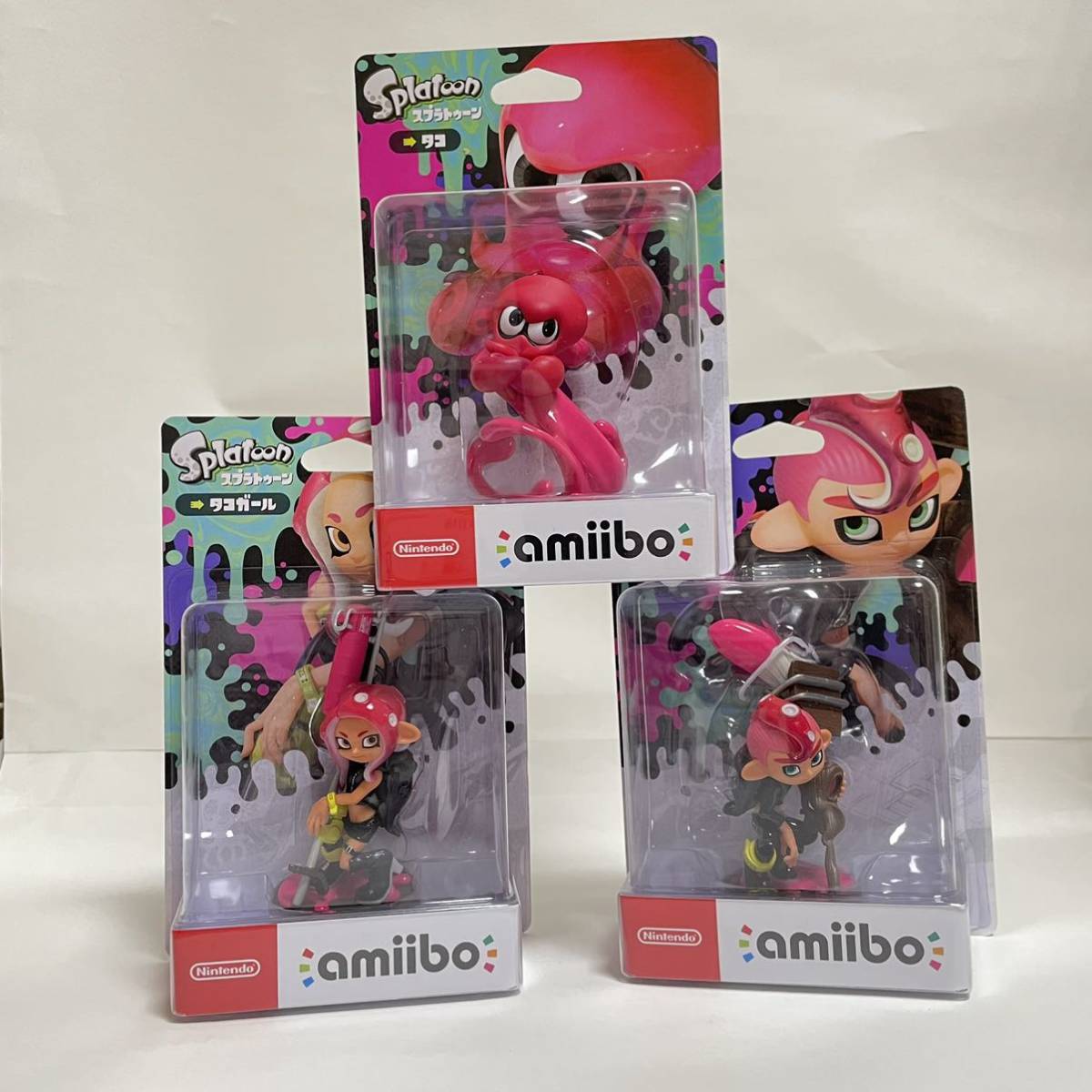 新品未開封amiibo アミーボ Splatoon スプラトゥーンシリーズ3種6体