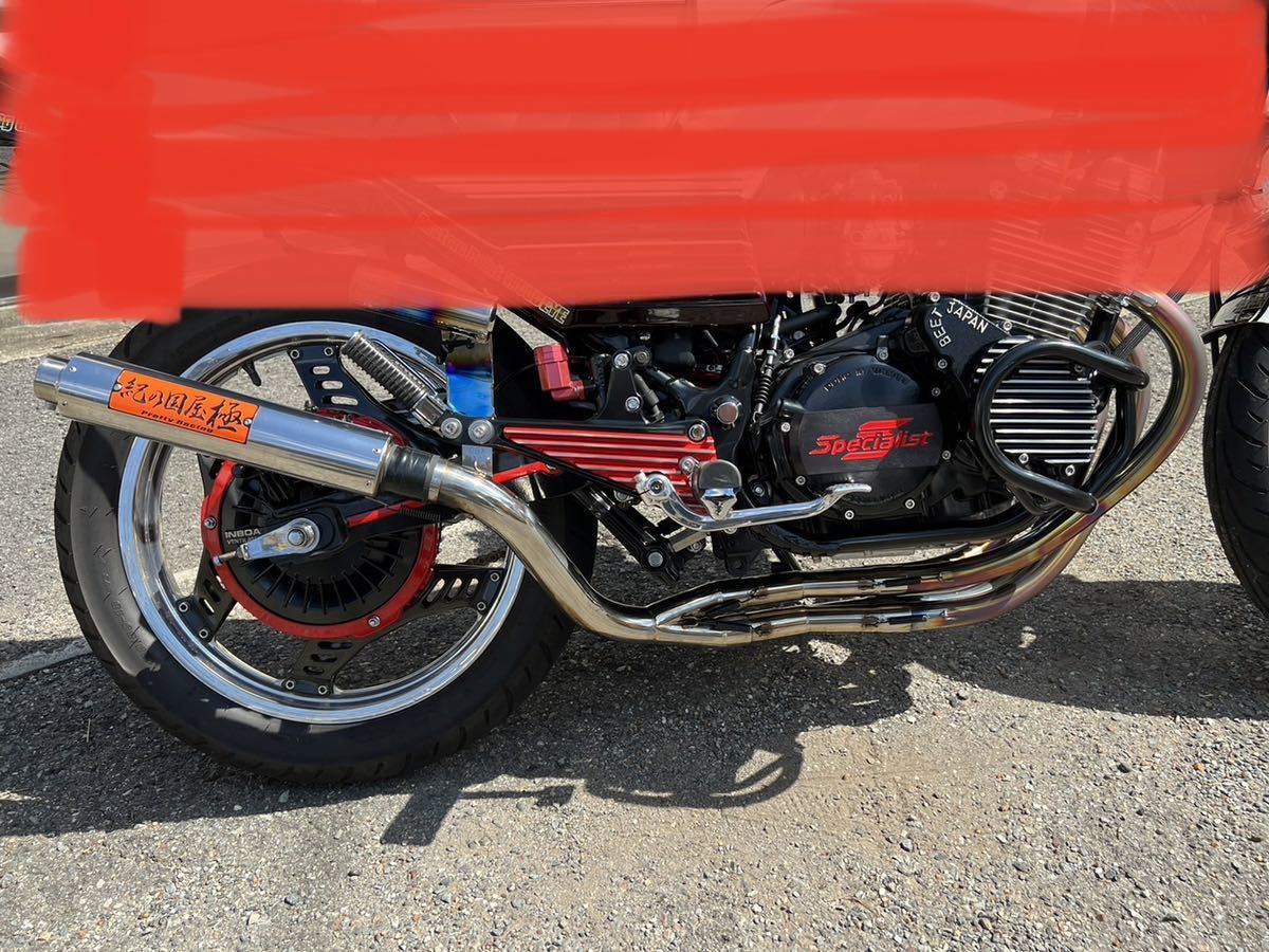 cbx400f 紀ノ国屋2ステン　美品 オートバイ マフラー