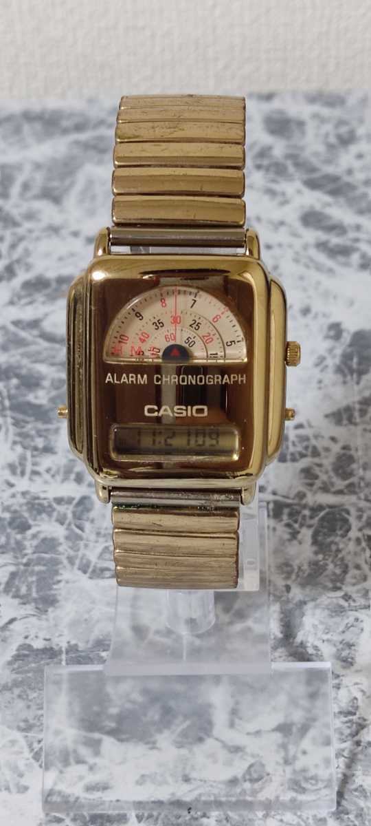 希少 CASIO カシオ 時計 ALARM CHRONOGRAPH アラームクロノグラフ AQ