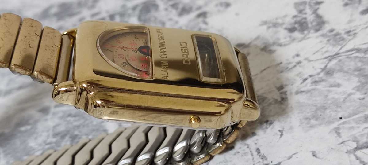 希少 CASIO カシオ 時計 ALARM CHRONOGRAPH アラームクロノグラフ AQ