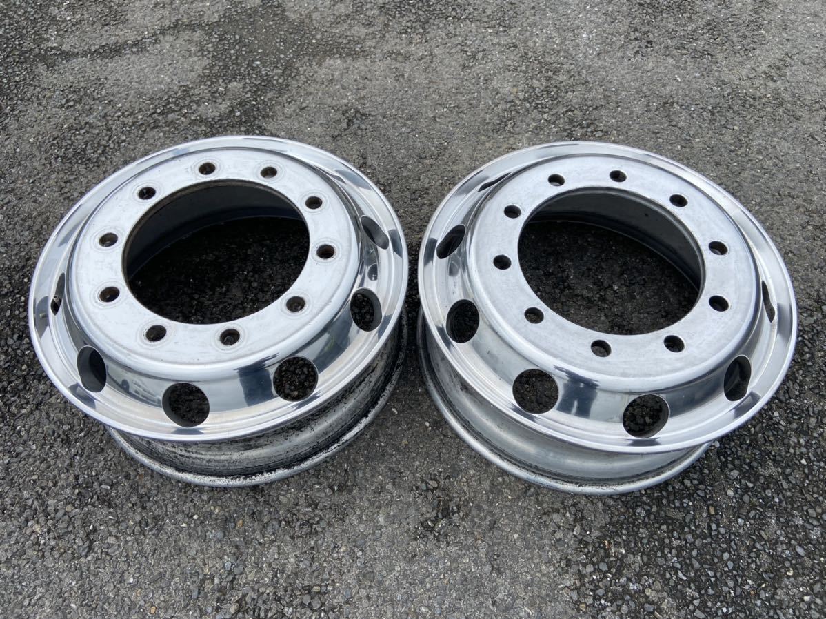 大型トラック バス等 アルコア アルミホイール ISO方式 22.5×7.50 162
