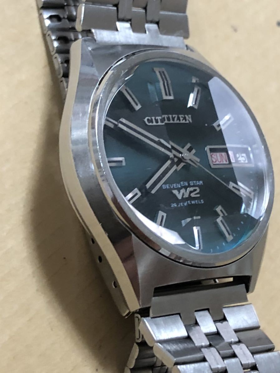 CTIZENシチズン セブンスターV2 自動巻24石 4-770838 Y中古品 V2 シチズン