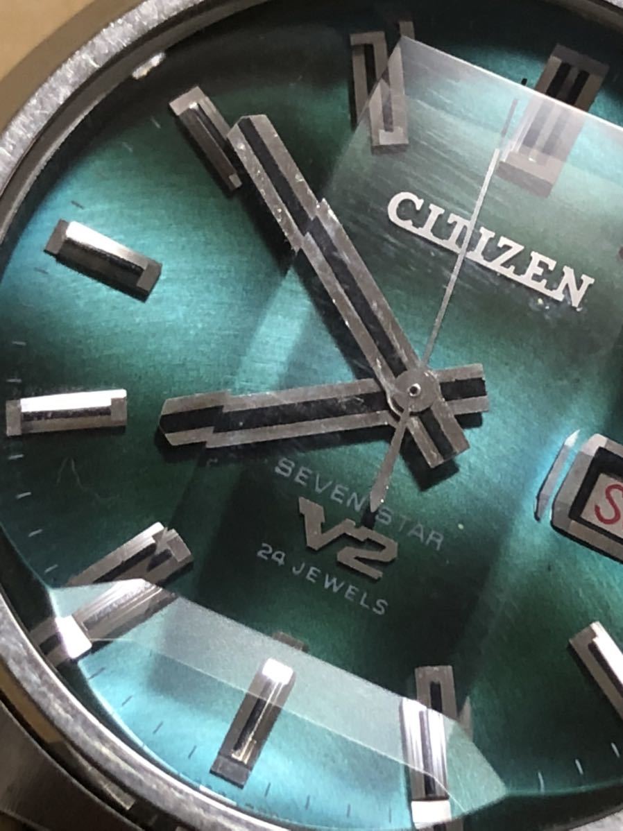 CTIZENシチズン セブンスターV2 自動巻24石 4-770838 Y中古品 V2 シチズン