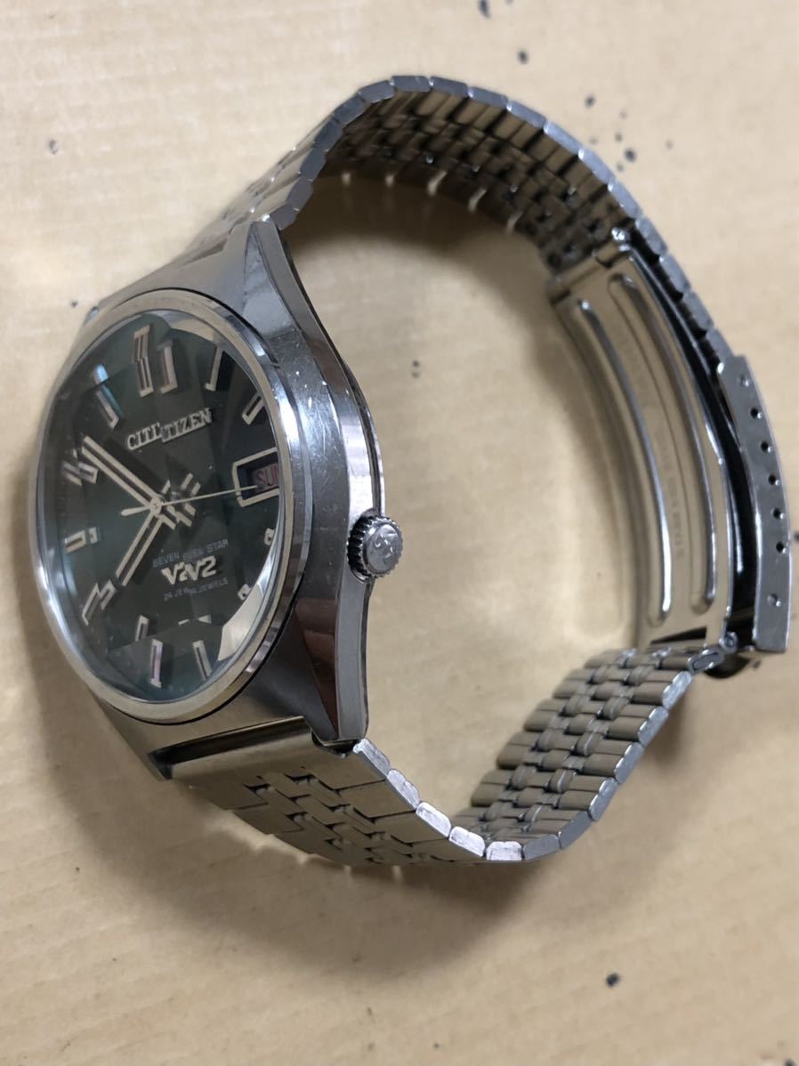 CTIZENシチズン セブンスターV2 自動巻24石 4-770838 Y中古品 V2 シチズン