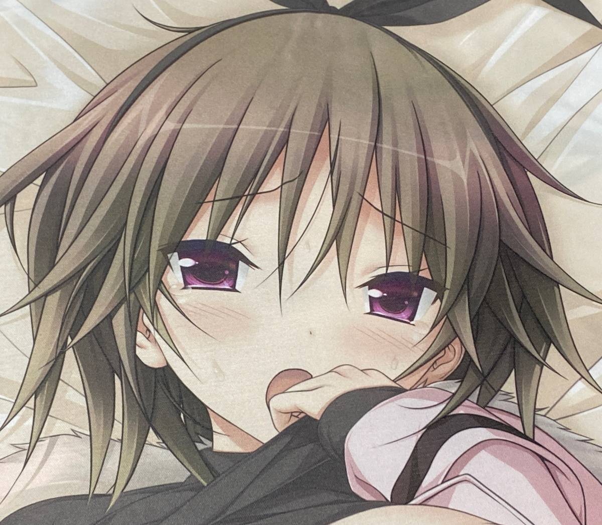 正規品中古 Purple software 克 ハピメア 鳥海有栖 抱き枕カバー  