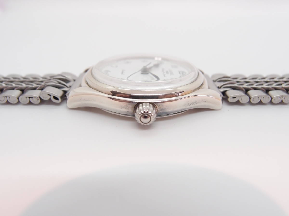 SEIKO LAUREL ローレル LJAL601 4S24-0040 手巻き 琺瑯文字盤 シルバー 