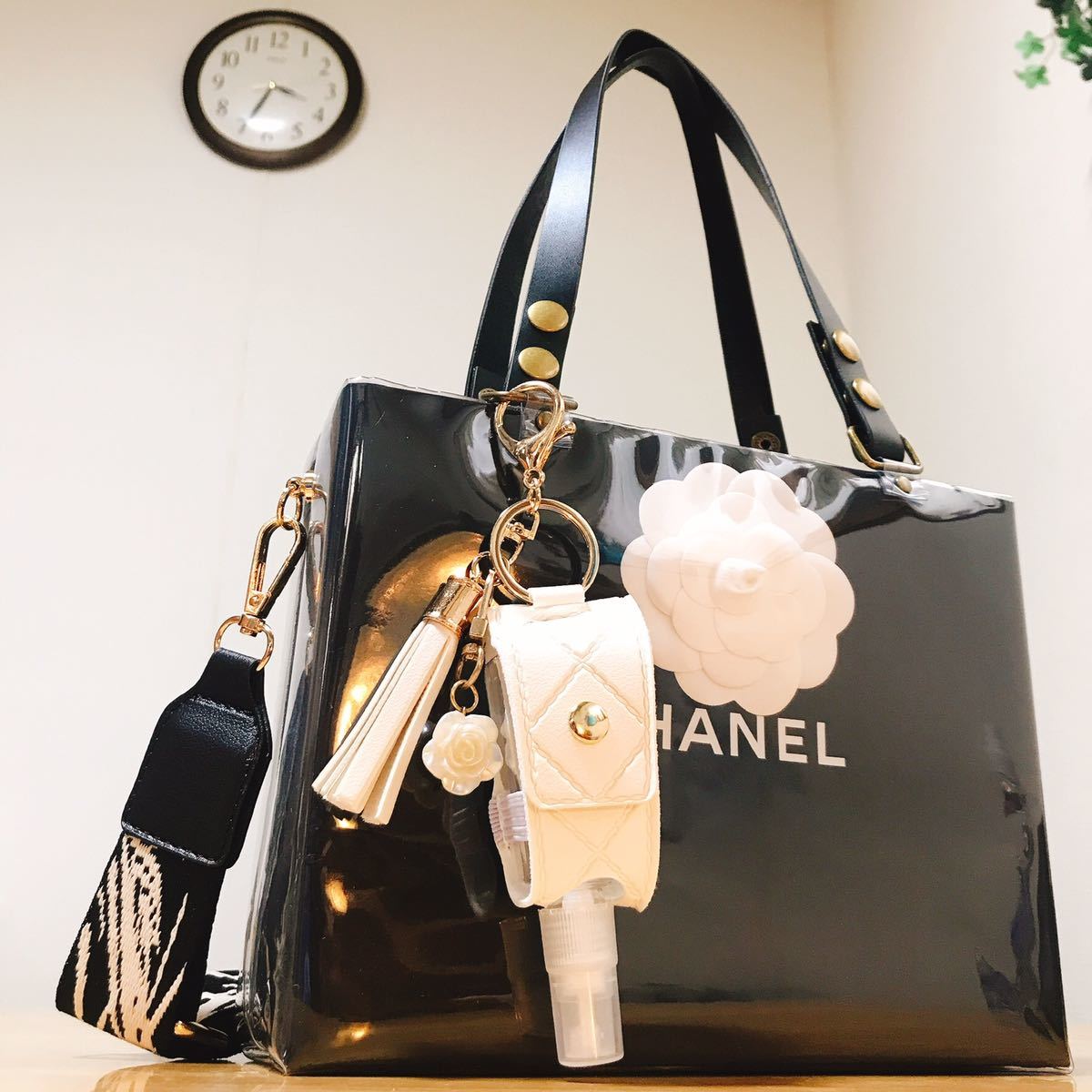 CHANEL シャネル 限定 紙袋 ＆ クリアバッグ(かばん、バッグ)｜売買 