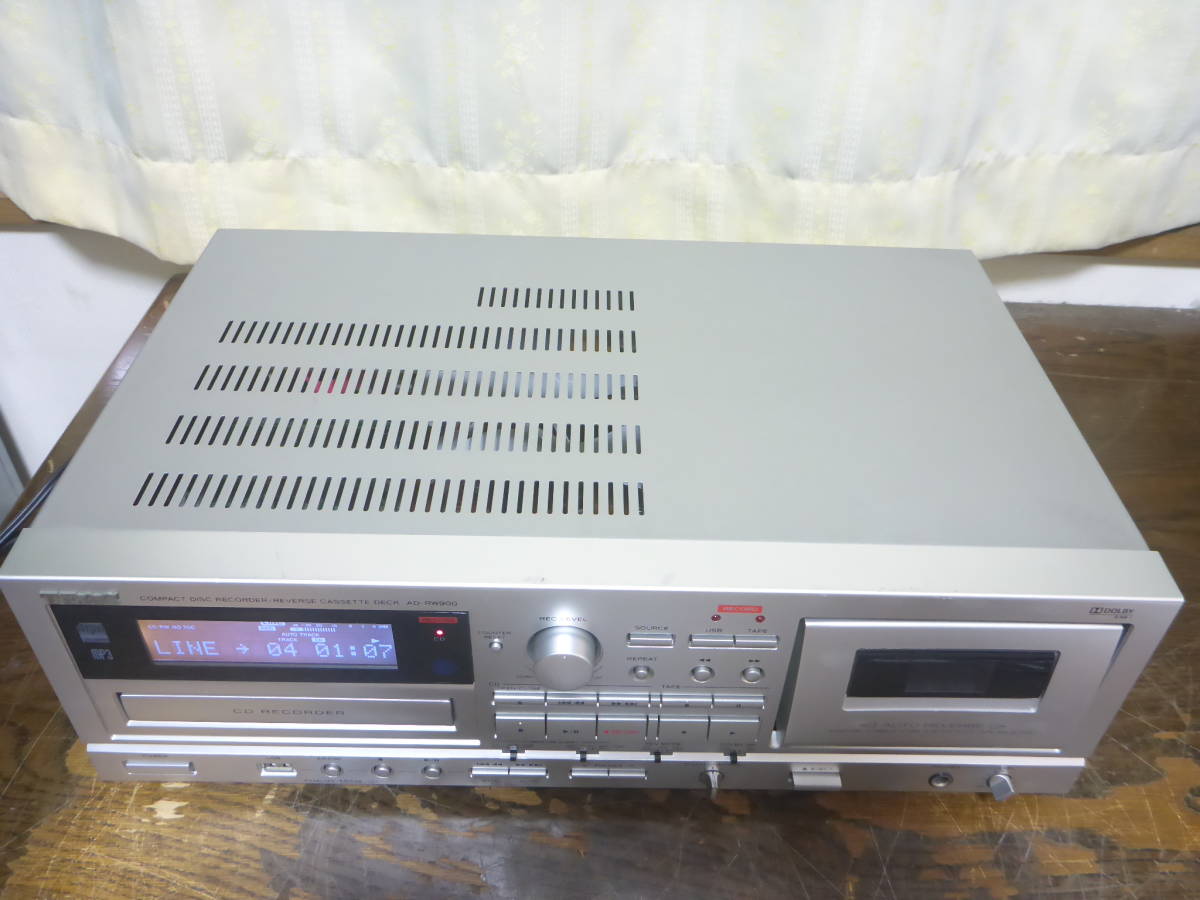 TEAC AD-RW900 CDカセットレコーダー ティアック 銀 【公式通販】