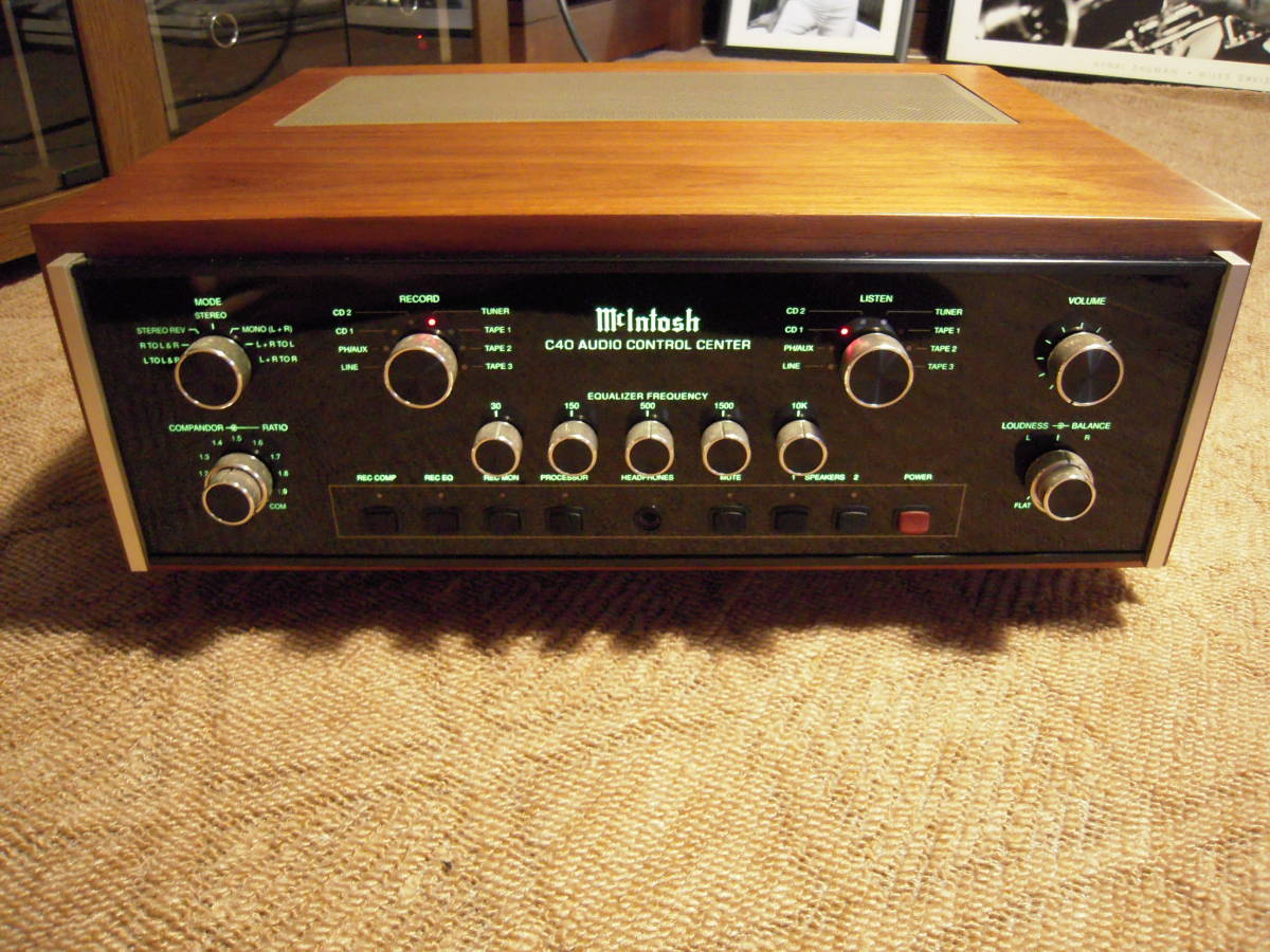 極上】McIntosh マッキントッシュ プリアンプ/コントロールアンプ C40