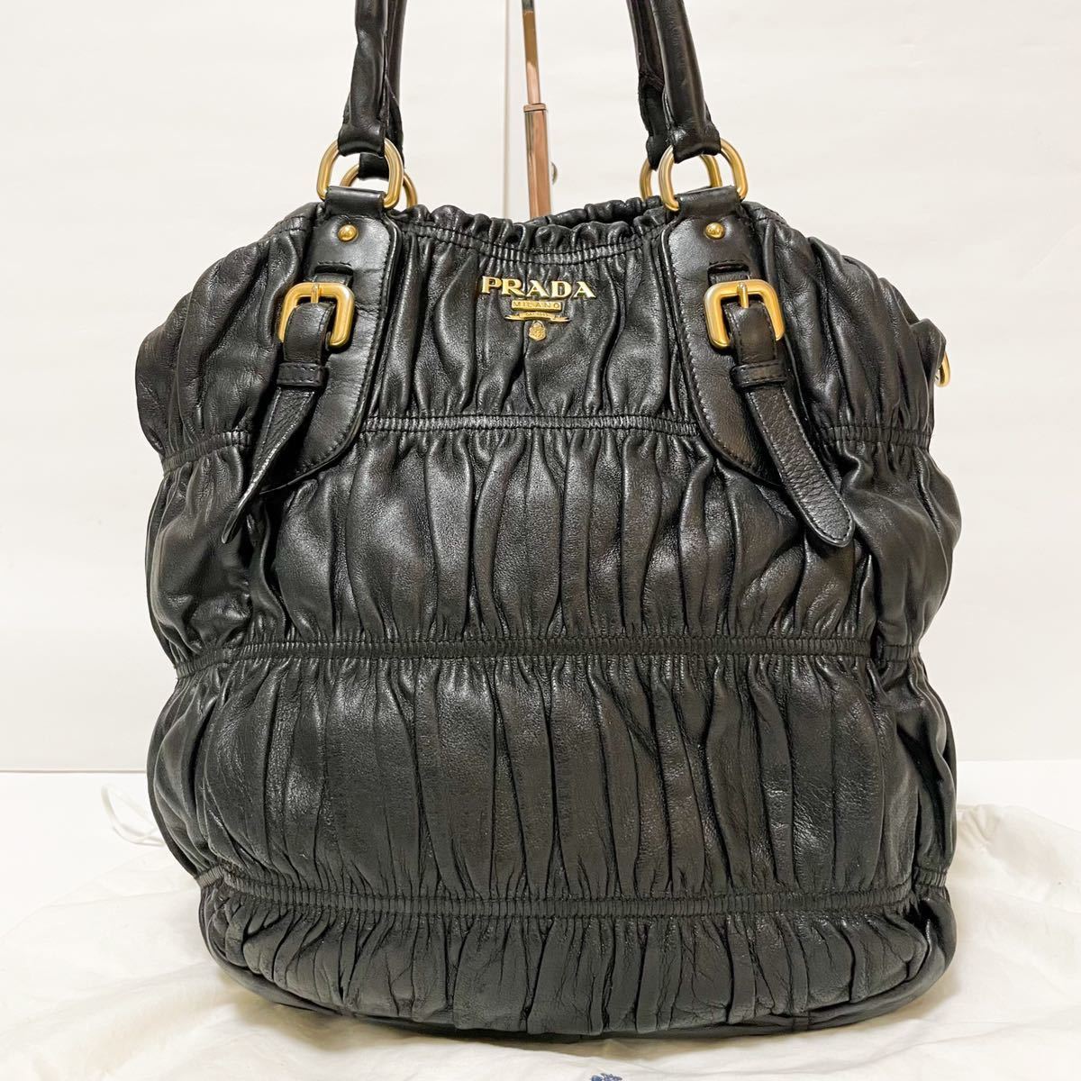 1円【最高級 激レア】PRADA プラダ 2way ショルダーバッグ トート 