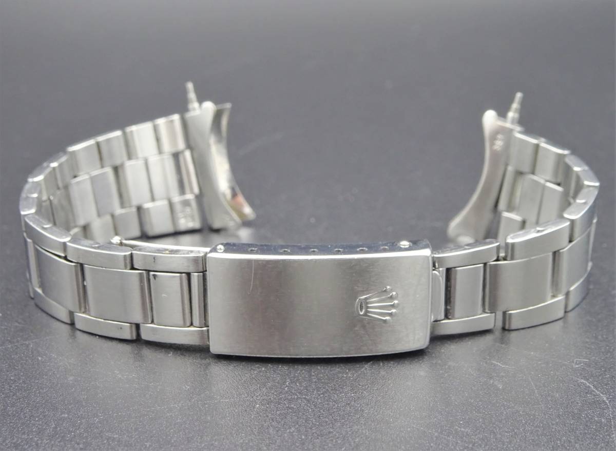 りぬ 1円～！ROLEX ロレックス 純正巻きブレス 7835 FF357 取付幅約19mm SS 3連