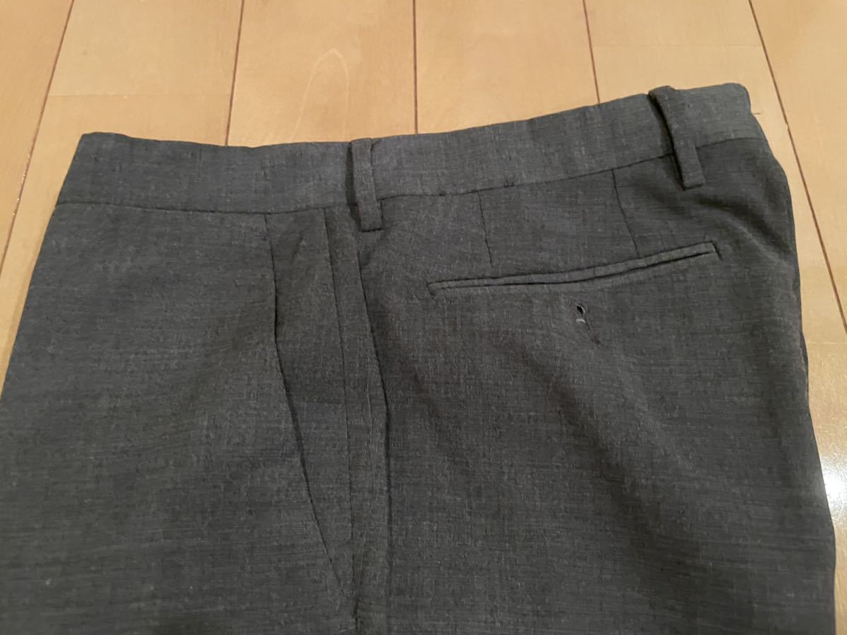 ジェルマーノ Germano BEAMS グレー スラックス サイズ46 超美品