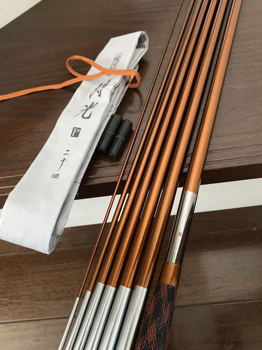 ♪シマノ SHIMANO 飛天弓 閃光P 24尺 二十四尺 中古美品♪(ヘラブナ竿