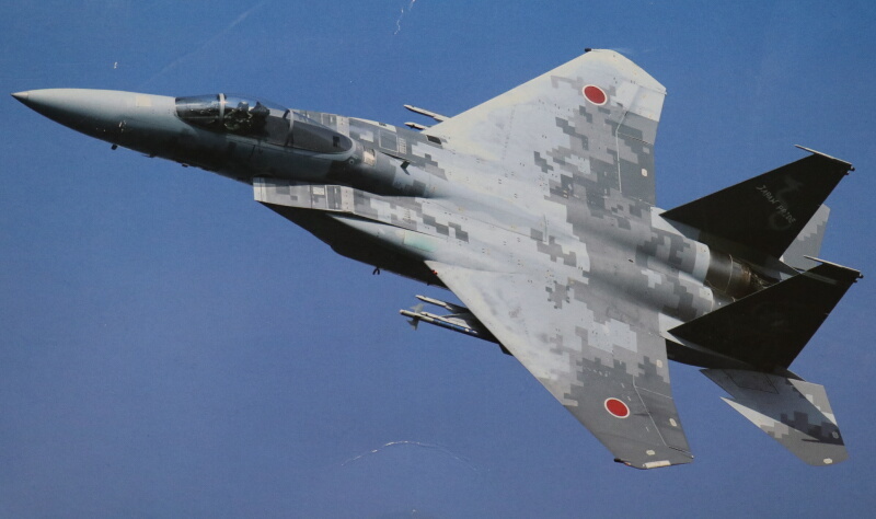 1/144 技MIX F-15J 第303飛行隊 小松基地 デジタル迷彩 2014 空自創設 