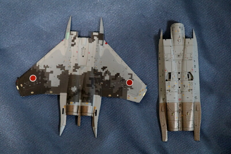 1/144 技MIX F-15J 第303飛行隊 小松基地 デジタル迷彩 2014 空自創設 