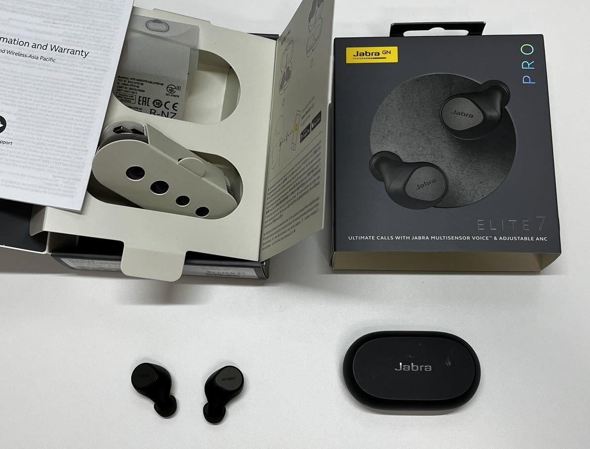 Jabra Elite 7 Pro 新品未使用品 中古美品]Jabra Elite 7 Pro 完全ワイヤレスイヤホン チタニウム