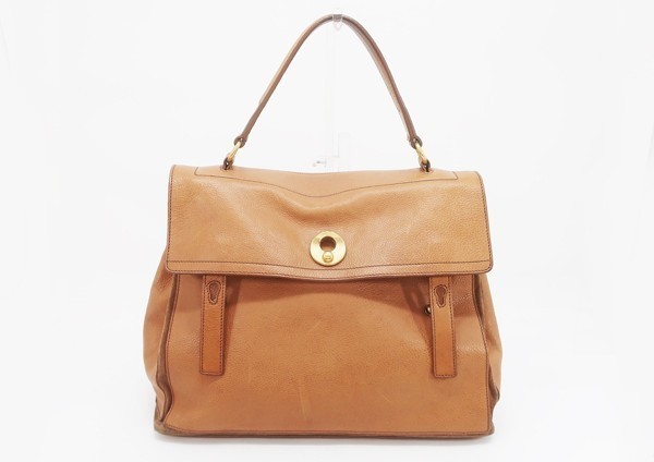  Yves Saint Laurent イヴ サンローラン ミューズトゥ ハンドバッグ 197148 ブラウン(かばん、バッグ)｜売買されたオークション情報、yahooの商品情報をアーカイブ公開 - オークファン かばん、バッグ