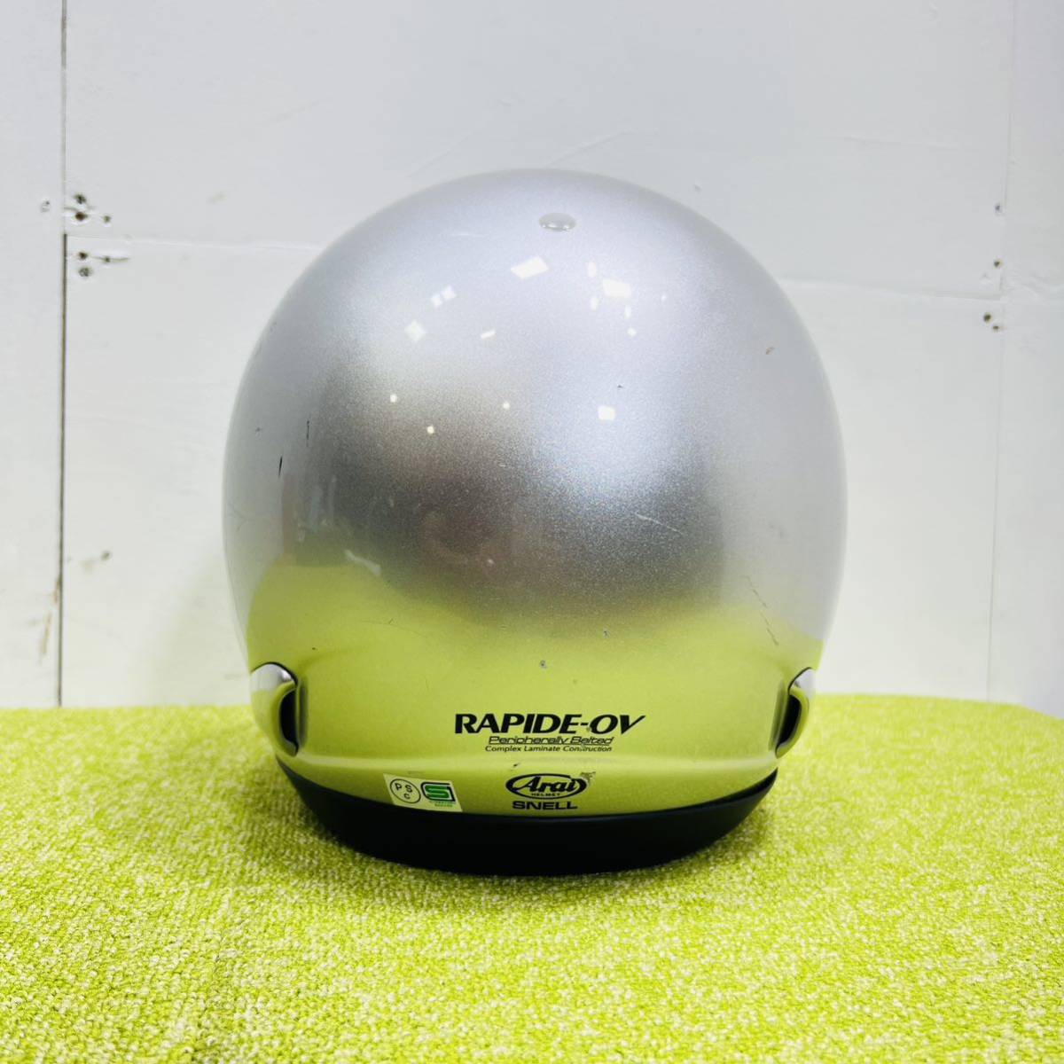 220923-7】Arai フルフェイスヘルメット Rapide-OV 銀 2005年製 59.60