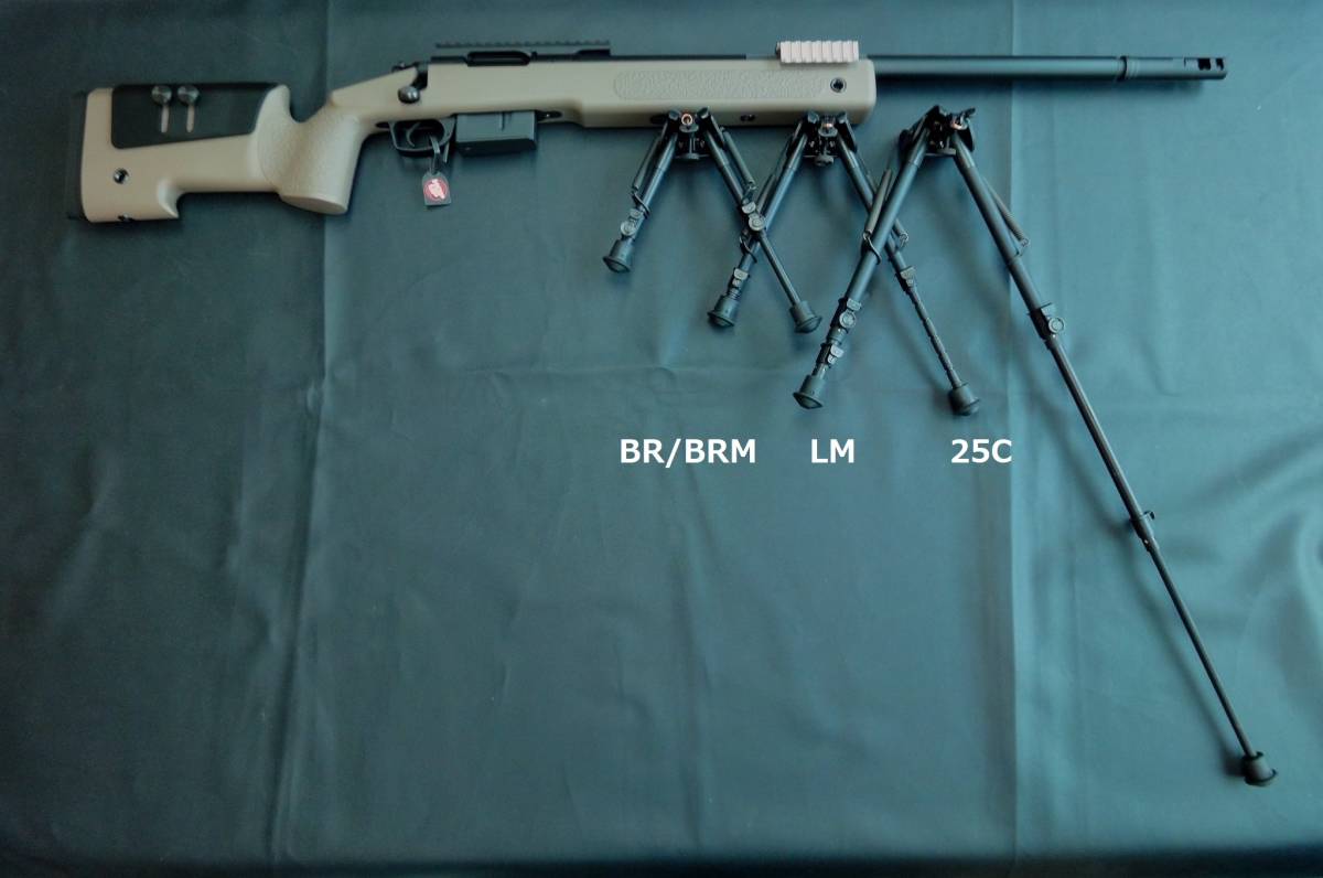 実物 ハリス バイポッド S-LM SR25 mk11 M110 MK12 スイング 首振り 