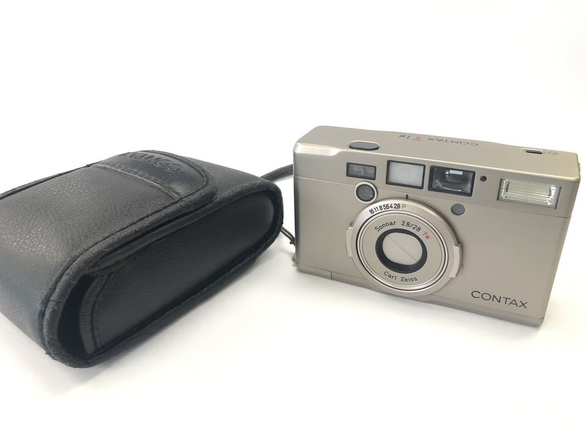 CONTAX（コンタックス） Tix フィルムカメラ 箱付き 電池、フィルム