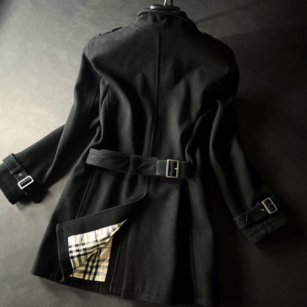 定価12万○美品 BURBERRY ○羊毛仕様!!○最高峰トレンチコート【ネック