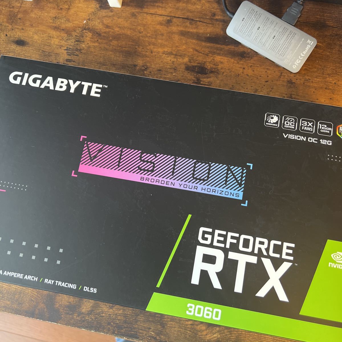 GeForce RTX 3060 GIGABYTE Vision OC 12G 非LHR GeForce 0 OC Triple