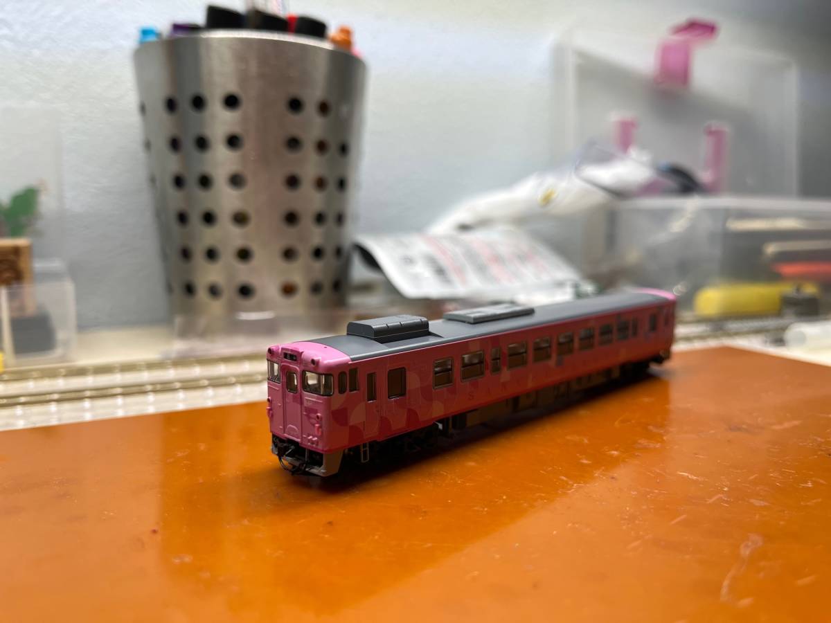 TOMIXベース キハ40改 SAKU美SAKU楽 ラッピング車 津山線 - JR西キハ40