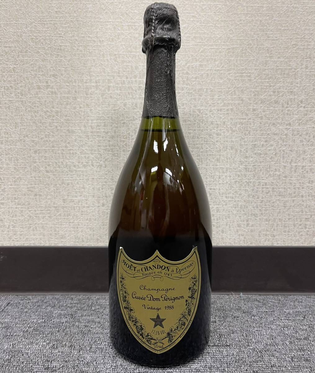 【ST9796】未開栓 モエ・エ・シャンドン Cuvee Dom Perignon キュヴェ ドンペリニヨン ヴィンテージ 1988 シャンパン 750ml/12.5% 古酒