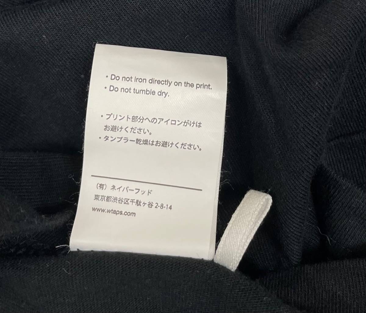 名作 □ WTAPS 21SS STENCIL SS TEE ステンシル バックロゴ Tシャツ