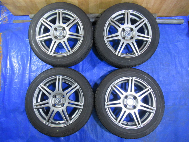激安即決！BEO 15-6.5J 4H/100 ET38 + BRIDGESTONE 185/55R15 2019年