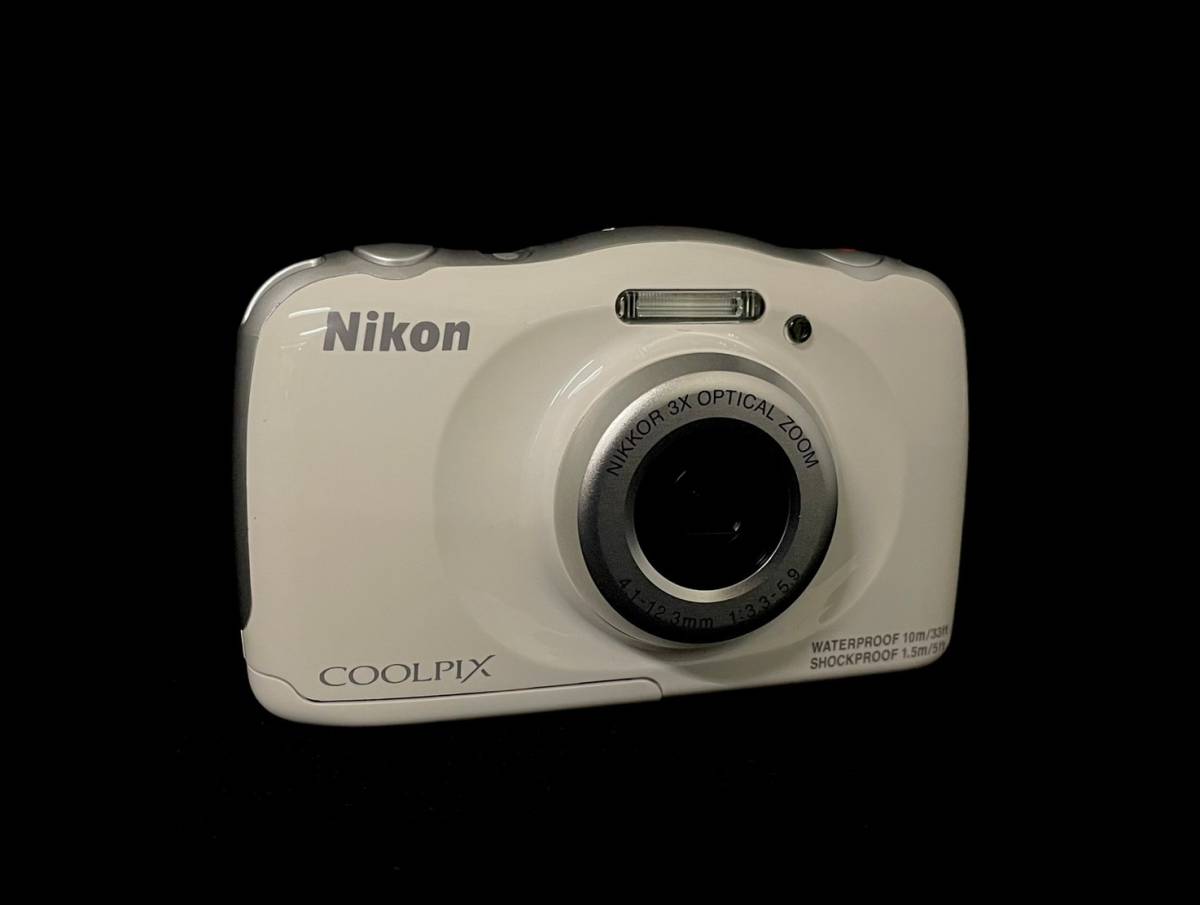 □ Nikon/ニコン COOLPIX/クールピクス S33 ホワイト/白 デジタル