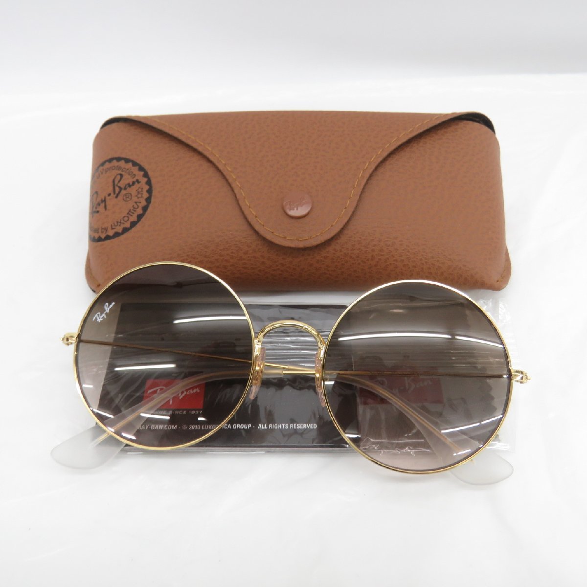 Ray-Ban オーバル サングラス ゴールドフレーム　RB3592 Ray-Ban オーバル サングラス ゴールドフレーム RB3592 Ray-Ban