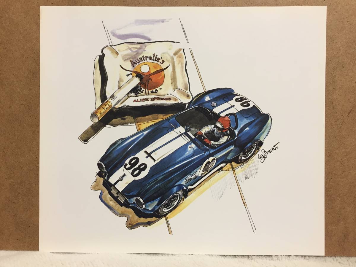 BOWイラスト イラスト集 本 (池田和弘さん) カーマガジン 車 絵