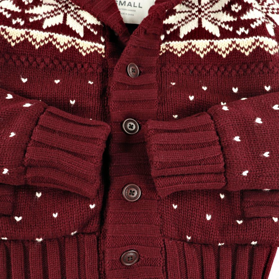 Abercrombie & Fitch ノルディック柄カーディガン M 【公式通販】