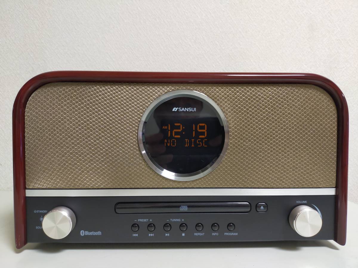 SANSUI サンスイ SMS800BT Bluetooth機能搭載CDステレオシステム