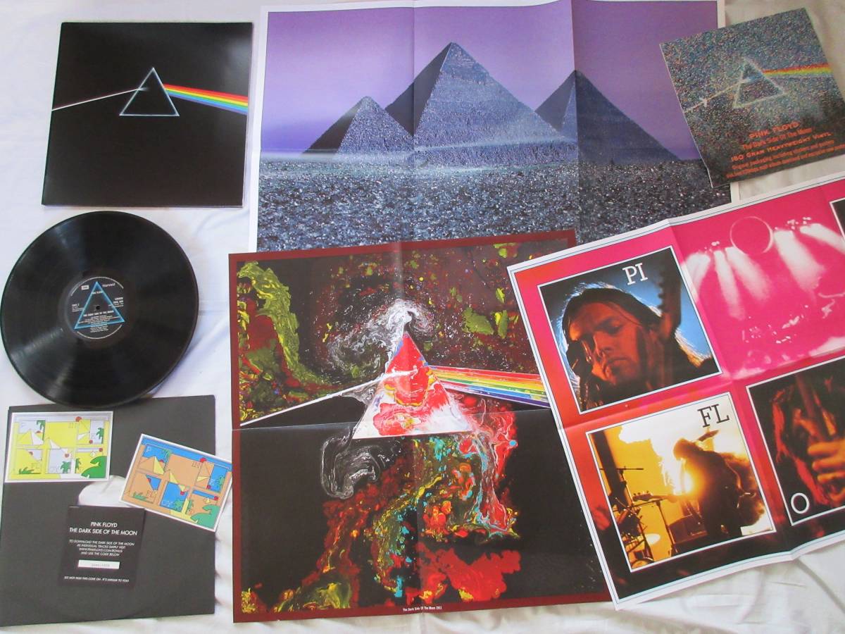 激安大特価，正規品 2210/LP/Pink Floyd/ピンク フロイド/The Dark Side of the Moon/狂気/輸入盤/大型 プリズムポスター3枚 ポストカード２枚付(Pink Floyd)｜売買されたオークション情報、yahooの商品情報をアーカイブ公開 - オ P