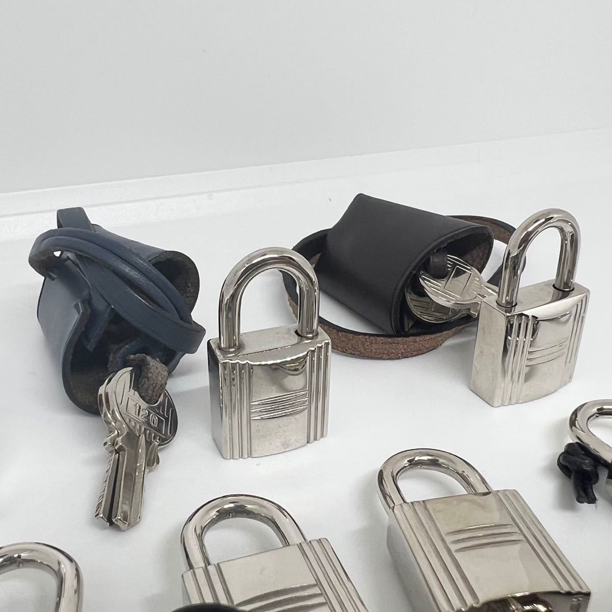 HERMES したがっ エルメス カデナ パドロック 5個セット 鍵なし