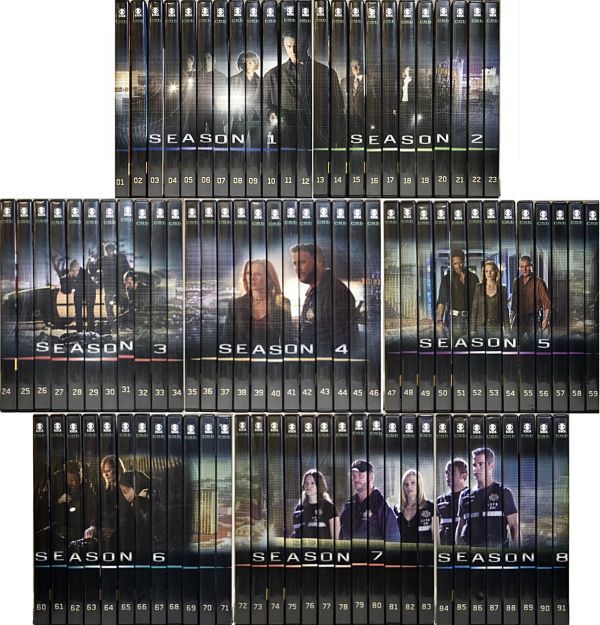CSI: DVDコレクション 全巻セット バインダー付き CSI 科学捜査班 DVDコレクション シーズン1～8 全91巻 全巻セット