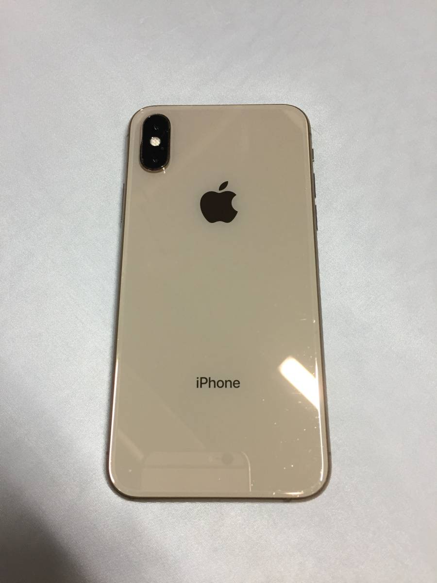 □完品 Apple iPhone Xs 256GB au ゴールド MTE22J/A 【22/1003/01