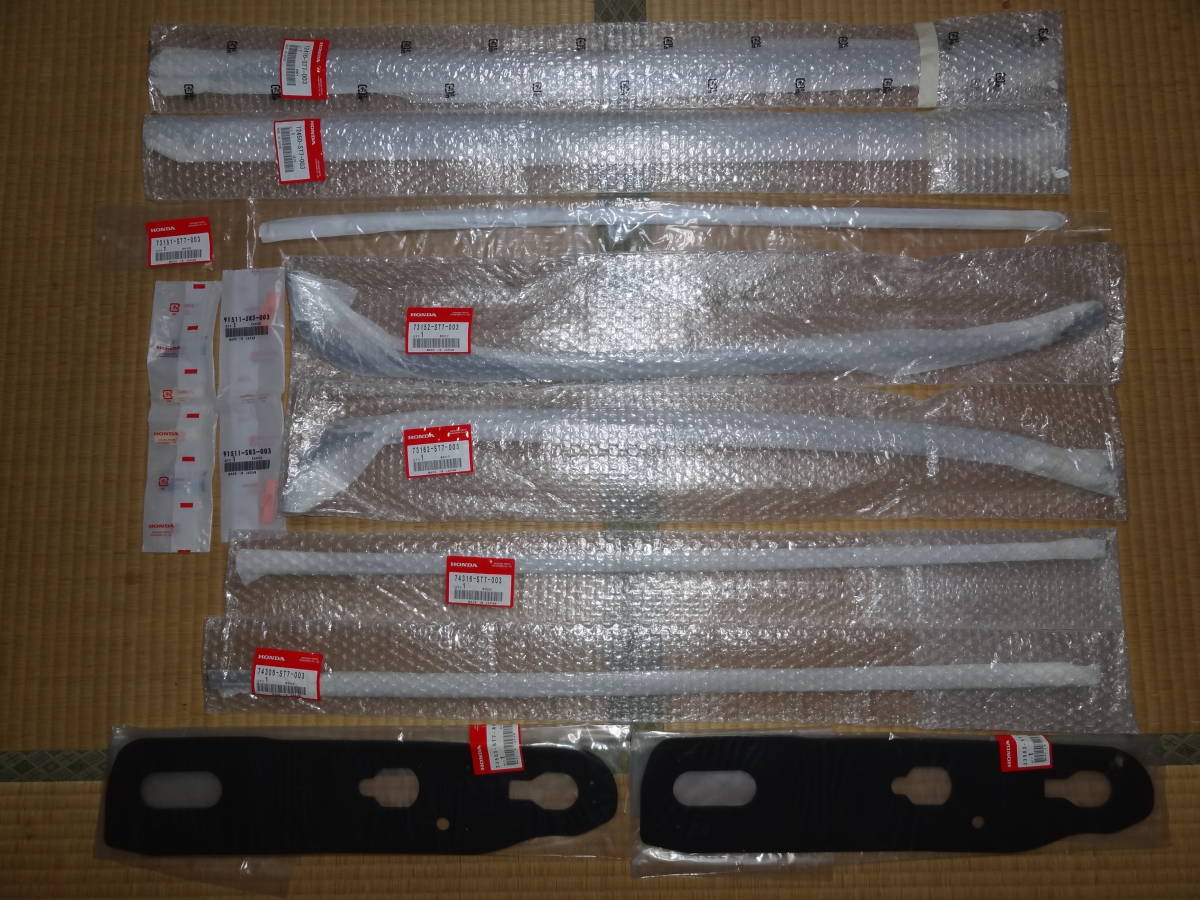 honda Genuine Parts DC2/DC1 テールランプガスケット フロントガラス ルーフモール ドアモール インテグラ acura integra Molding