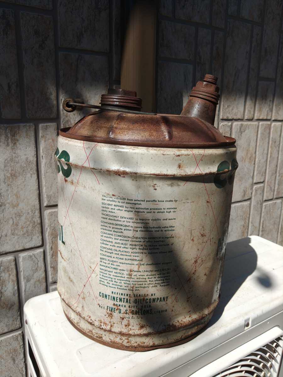 ビンテージ オイル缶 OIL ヴィンテージ ガレージ オブジェ 世田谷ベース