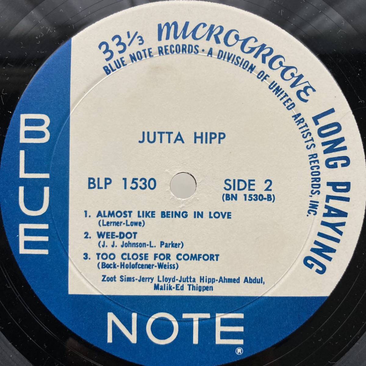 Jutta Hipp Zoot Sims - Note with Blue With | Vinyl Records ⁄ (Blue