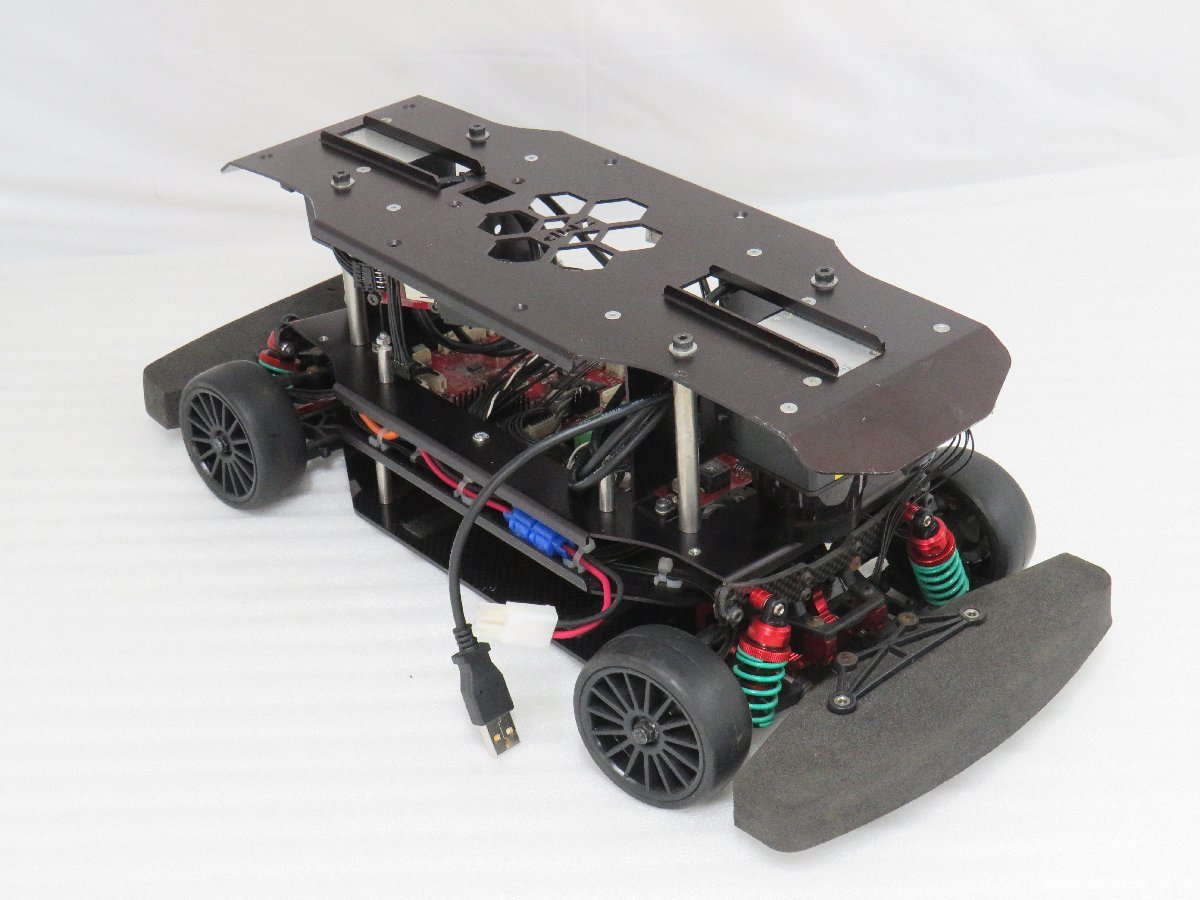 ◎100☆RoboCar 1/10 2016 自動運転開発ロボットカー ジャンク部品取り◆0926-528 RoboCar 1&frasl;10X 自動運転&frasl;AI技術開発用ロボットカー