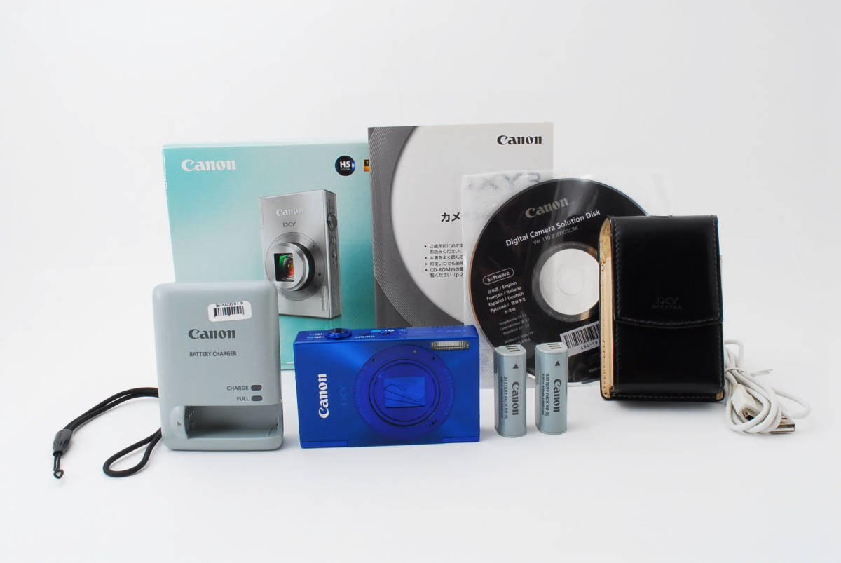 ★希少　極上品　完全動作品★キャノン canon イクシー IXY 3　元箱付・付属品多数　 #221172 IXY Canon キャノン #285 30S ブラック✨️完全動作確認