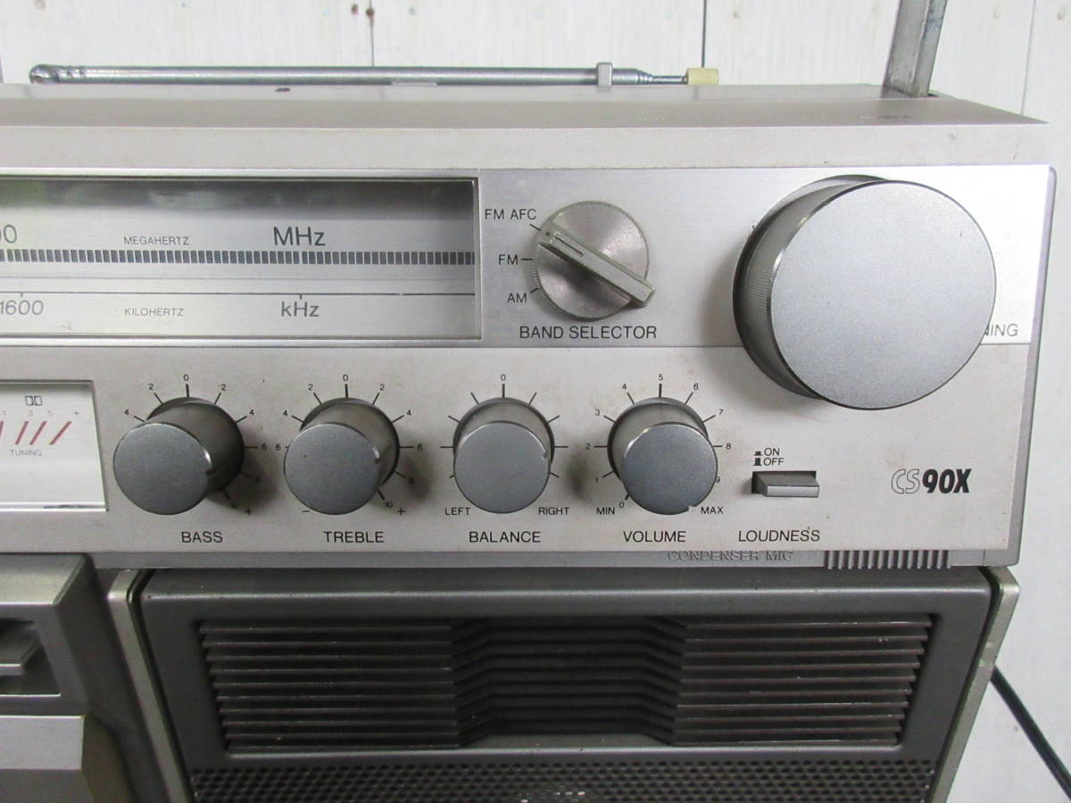 AIWA アイワ CS-90X ラジカセ ラジオ FM/AM ステレオ カセット