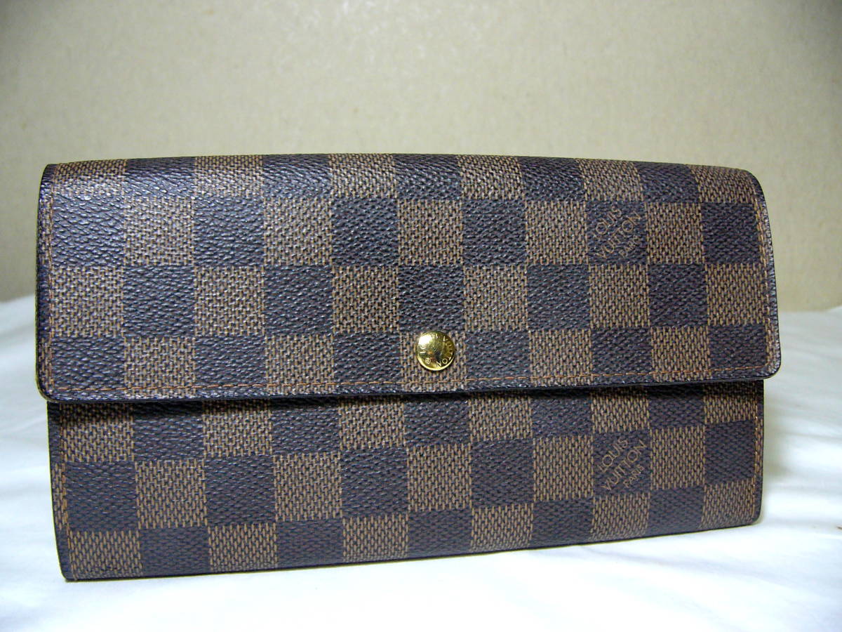 ダミエ 長財布 エベヌ サラ ポルトフォイユ ルイヴィトン VUITTON 