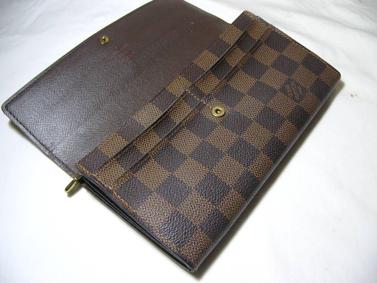 ダミエ 長財布 エベヌ サラ ポルトフォイユ ルイヴィトン VUITTON 