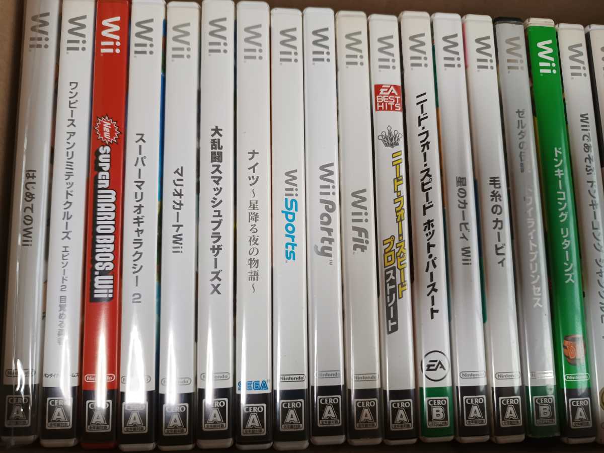 Wiiソフト　WiiUソフト大量！ Wiiソフト Wii Uソフト 大量 Wii 大量 WiiU まとめ 100本以上 零⁄月蝕